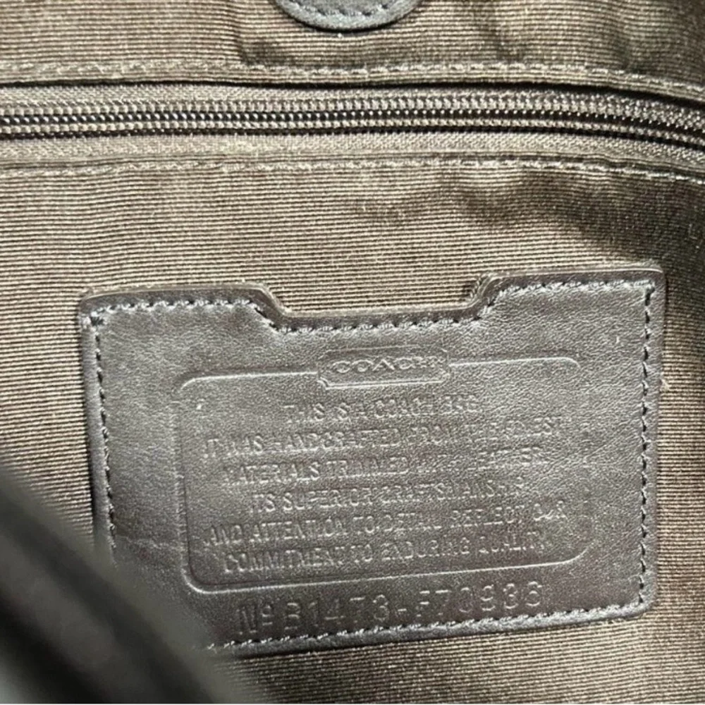 Coach Black Leather Interior